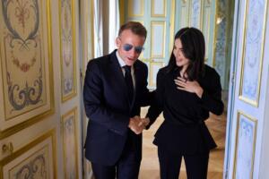 Саида Мирзиёева Франция Президенти Эммануел Макрон билан учрашди