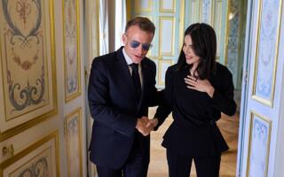Саида Мирзиёева Франция Президенти Эммануел Макрон билан учрашди