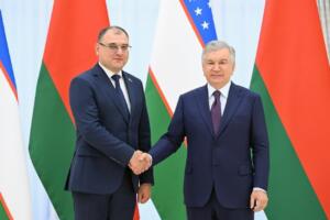 Шавкат Мирзиёев Беларусь делегациясини қабул қилди
