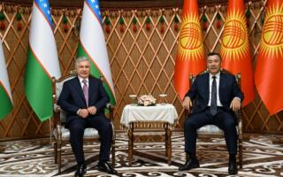 Шавкат Мирзиёев Садир Жапаров билан музокаралар ўтказди