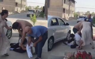 Тошкентда фарзандларини кўришга келган ота калтакланди