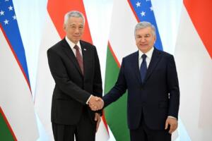 Шавкат Мирзиёев катта вазир Ли Сянь Лун бошчилигидаги Сингапур делегациясини қабул қилди