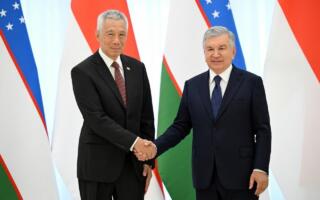 Шавкат Мирзиёев катта вазир Ли Сянь Лун бошчилигидаги Сингапур делегациясини қабул қилди
