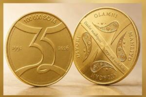 Марказий банк Ўзбекистон мустақиллигининг 35 йиллигига бағишланган эсдалик тангаларини чиқарди