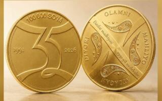 Марказий банк Ўзбекистон мустақиллигининг 35 йиллигига бағишланган эсдалик тангаларини чиқарди