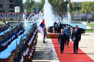 Сербия президенти Шавкат Мирзиёевни расмий равишда кутиб олди