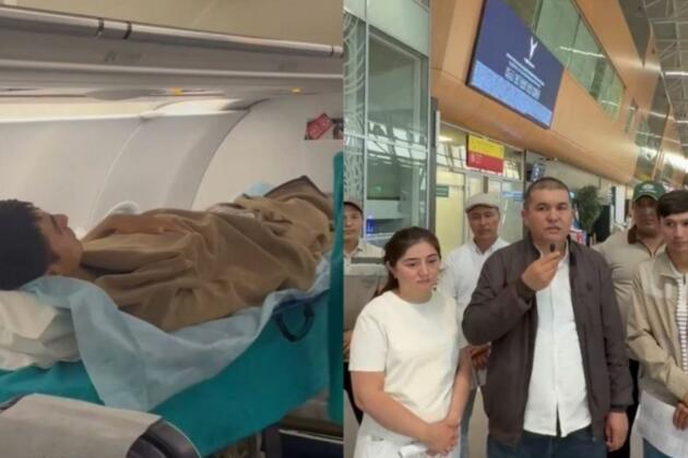 Нижнекамскда дрон ҳужуми оқибатида жабрланган Ўзбекистон фуқаролари ватанга қайтарилди