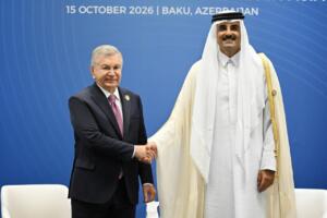 Шавкат Мирзиёев Қатар Амири билан учрашув ўтказди