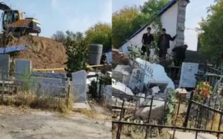 Тошкентдаги Боткин қабристонида қабр тошларига шикаст етказилди