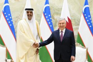 Шавкат Мирзиёев Қатар давлати Амири билан учрашув ўтказди
